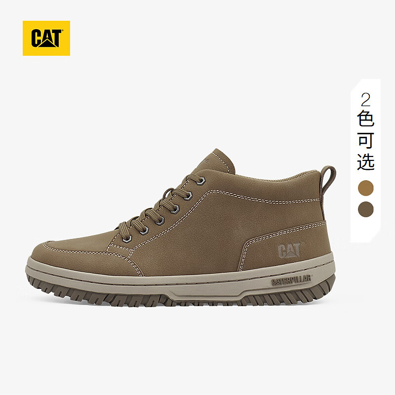 CAT卡特25秋季新品男士复古时尚系带耐磨户外休闲单鞋 灰色 42