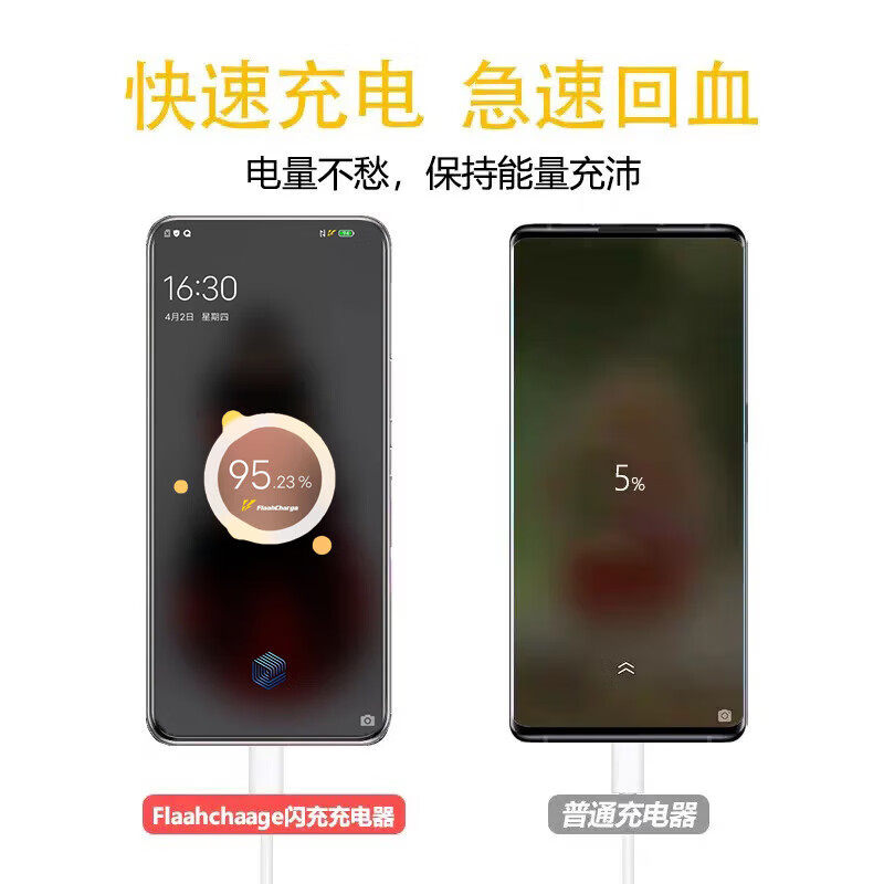 途州适用vivo/iqoo充电器120w闪充快充iqoo13/12pro11/10/9/8/neo7SE/Z超级x100/200手机type-c充电线 USB闪充头+1.5米闪充线【套装】