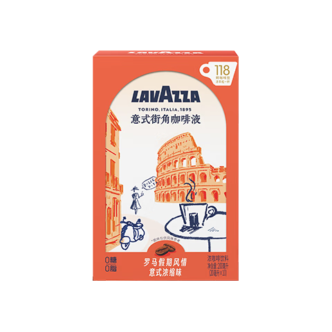 ��������LAVAZZA����0��0֬����Һ����ʽŨ��20ml*10�����ȼ���������ȡ �������ڷ��� ��ʽŨ��ζ200ml*1�� 39Ԫ