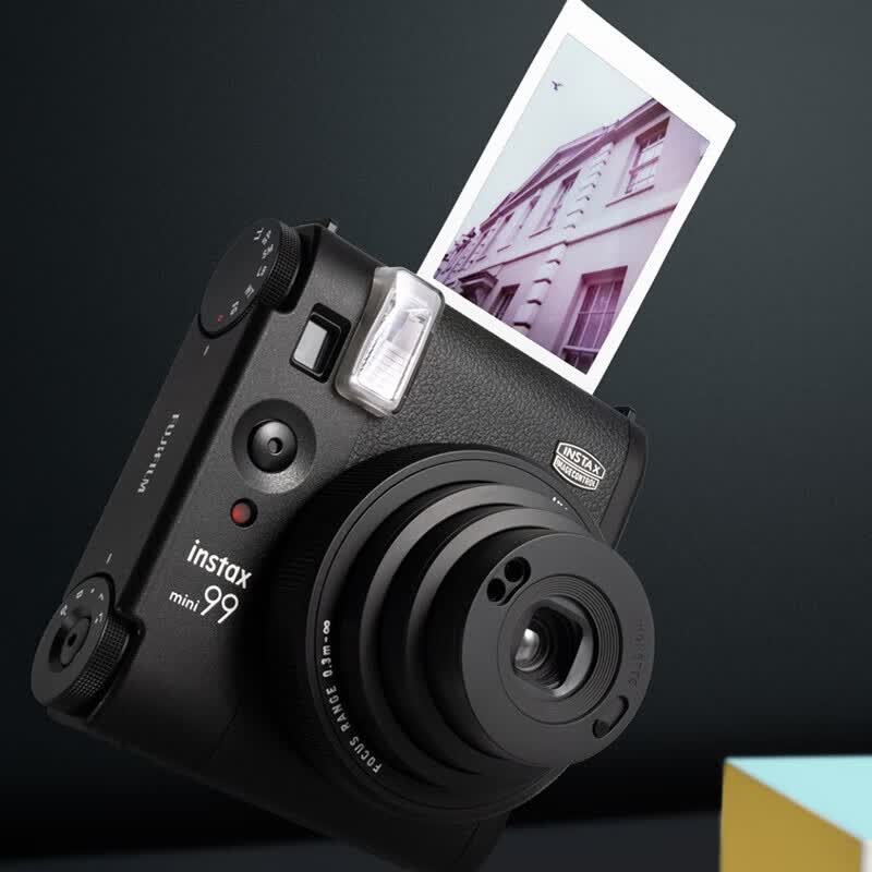 富士（FUJIFILM）instax mini99 拍立得mini相机一次成像傻瓜相机送礼女友同学情人节赠礼生日礼物礼品 mini99经典黑 套餐C【官方标配+20张白边相纸】