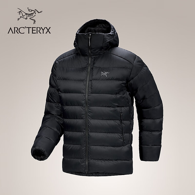 ARC'TERYX始祖鸟 THORIUM HOODY 保暖 男子 羽绒夹克 BLACK/黑色 M