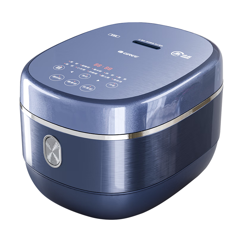 格力（GREE）0涂层电饭煲4升家用4-5人电饭锅316L不锈钢内胆IH加热煮饭煮粥蒸煮一体无涂层电饭煲钢钢好4021C