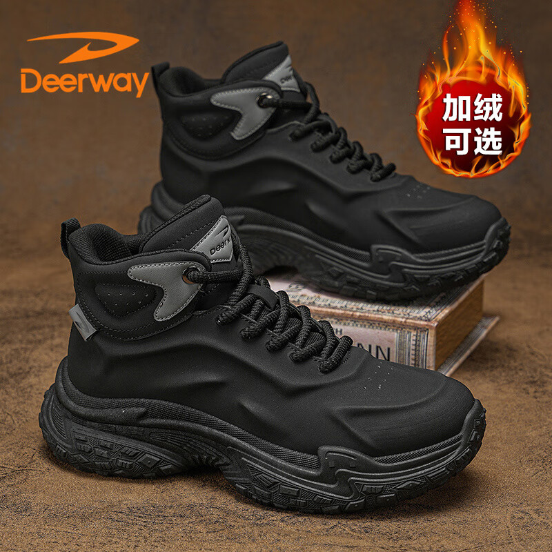 �¶��ݣ�DEERWAY��Ь����Ь2025�＾�߰��ϵ�Ь��ʿ�����˶�Ь ��ʯ�� 43