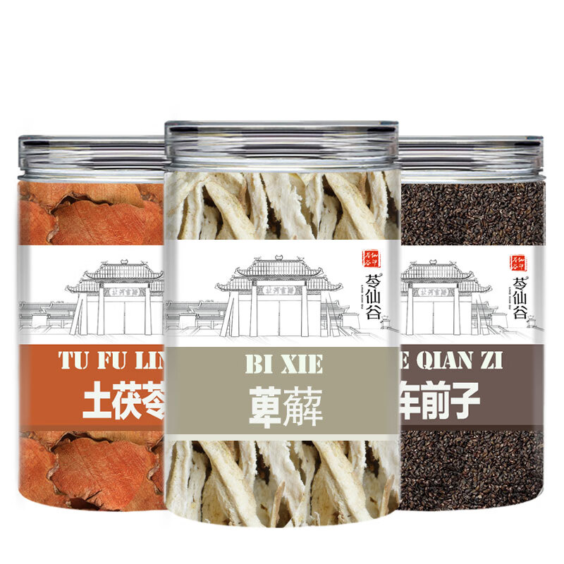 苓仙谷萆薢土茯苓车前子中药材正宗绵萆薢萆解毕泻川萆薢萆薢丝泡茶泡水 【片大肉厚】土茯苓100g*2