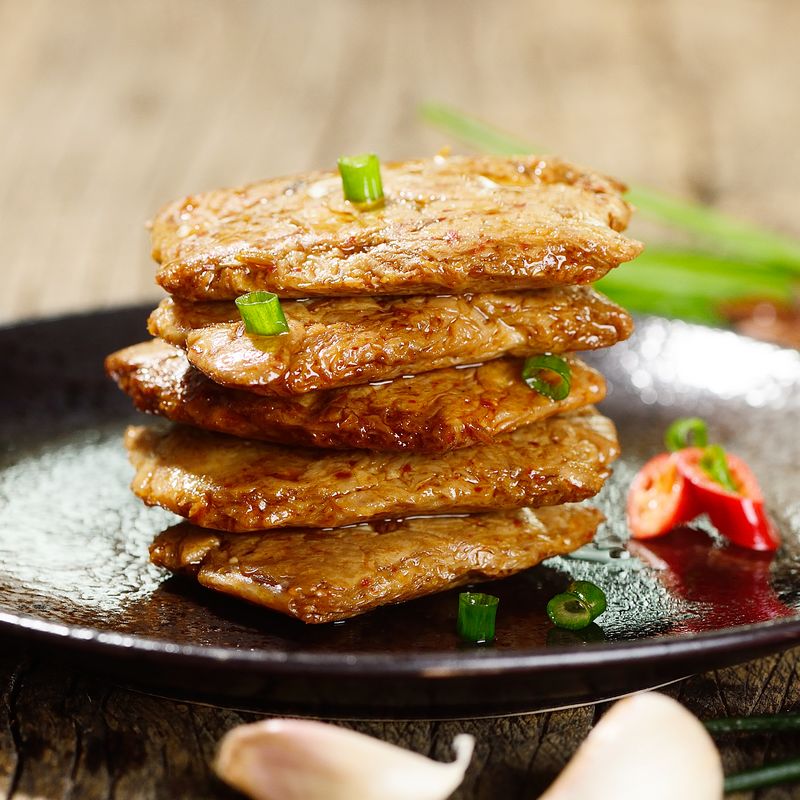 張飛手撕素肉500g獨立小包麻辣條散裝豆干 五香味【一斤】