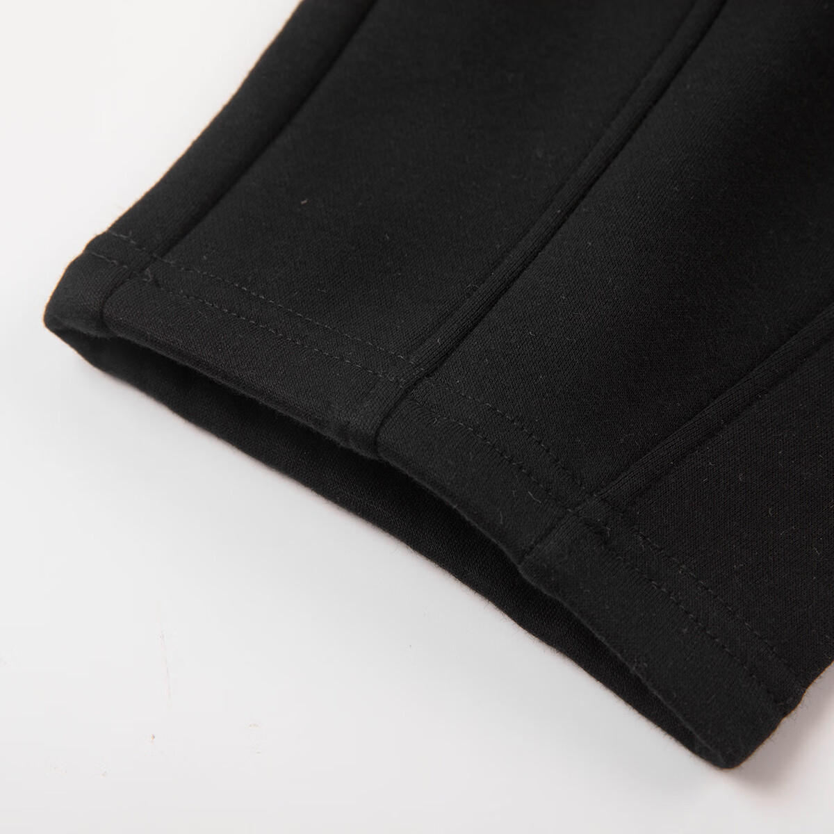 暇步士（Hush Puppies）童装女童裤子2025冬季新款舒适一体绒绒舒适童趣香蕉裤 钻石黑 170 cm