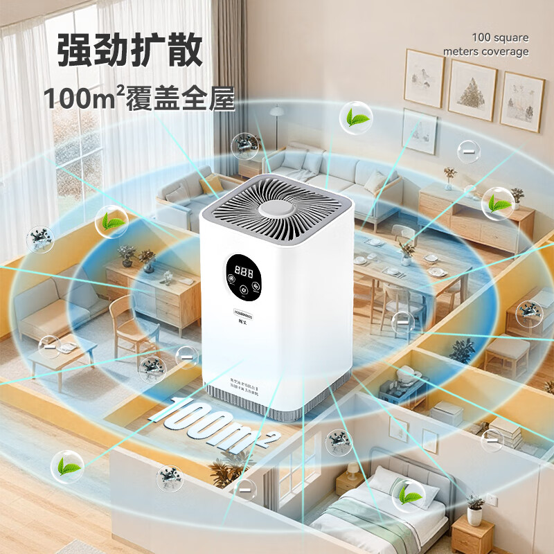 恺文空气净化器智能除醛仪除甲醛新房装修除甲醛净化器办公室除醛仪 智能除醛仪【0耗材】