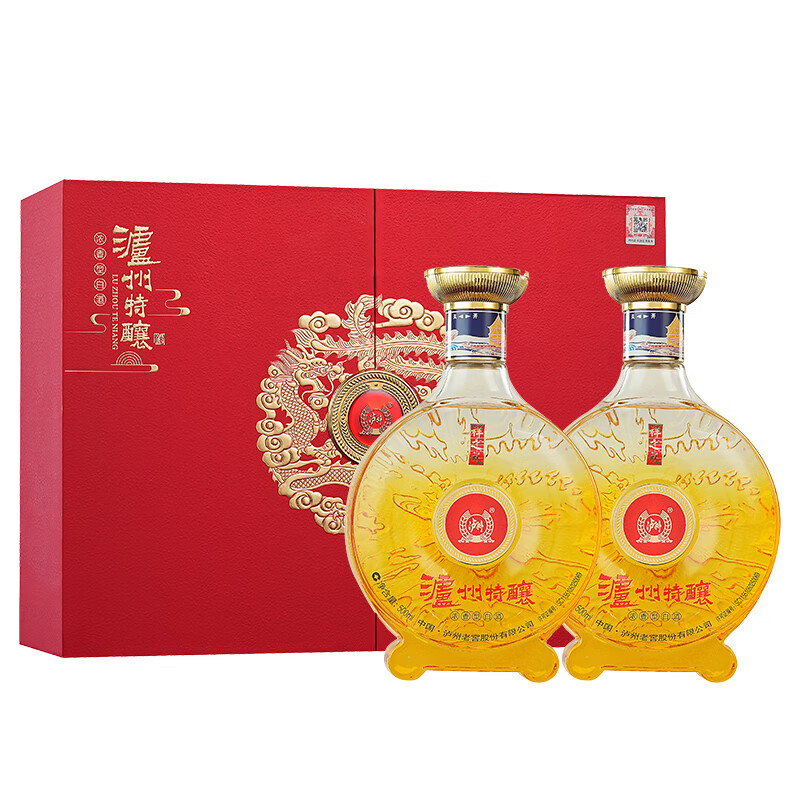 泸州老窖泸州特酿详之礼52度浓香型高度纯粮食白酒礼盒装年货送礼宴请喜酒 52度 500mL 6瓶