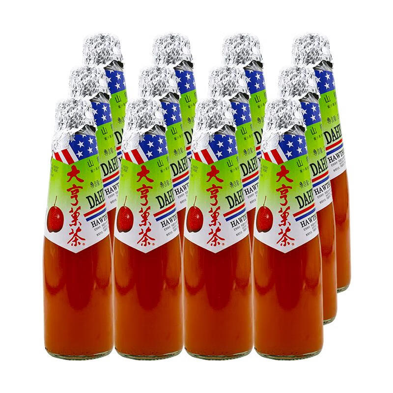隽辰堂大亨果茶 山楂果汁果茶饮料山楂味235ml*24瓶 江浙沪皖 大亨果