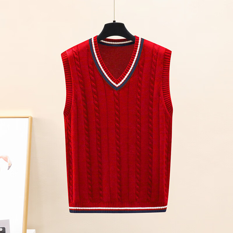 布恩普秋冬款小学生毛衣马甲背心校服幼儿园男童女童马甲线衣英伦学院