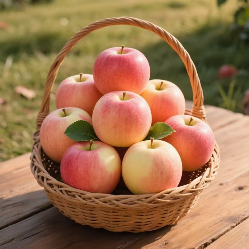 小博生鲜山西红富士苹果25年当季水果生鲜脆甜新鲜时令平安果产地直发整箱 【8.5斤】单果65mm+山西红富士