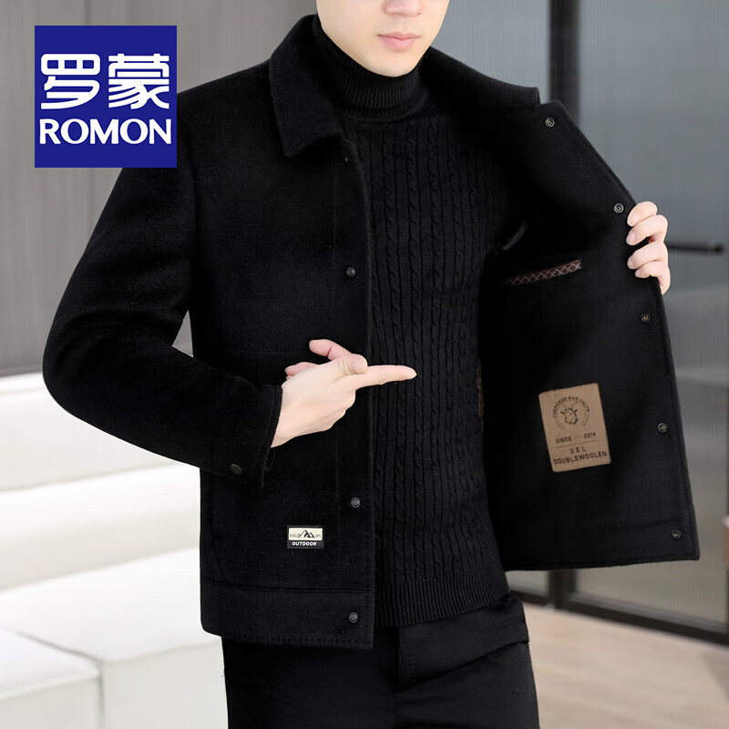 ���ڲ��������ɣ�ROMON��˫����ë������ʿ�ﶬ����ж�����ڵ�ë�ؼп˷��籣ů���������� ������ɫ XL ��180 311.99Ԫ