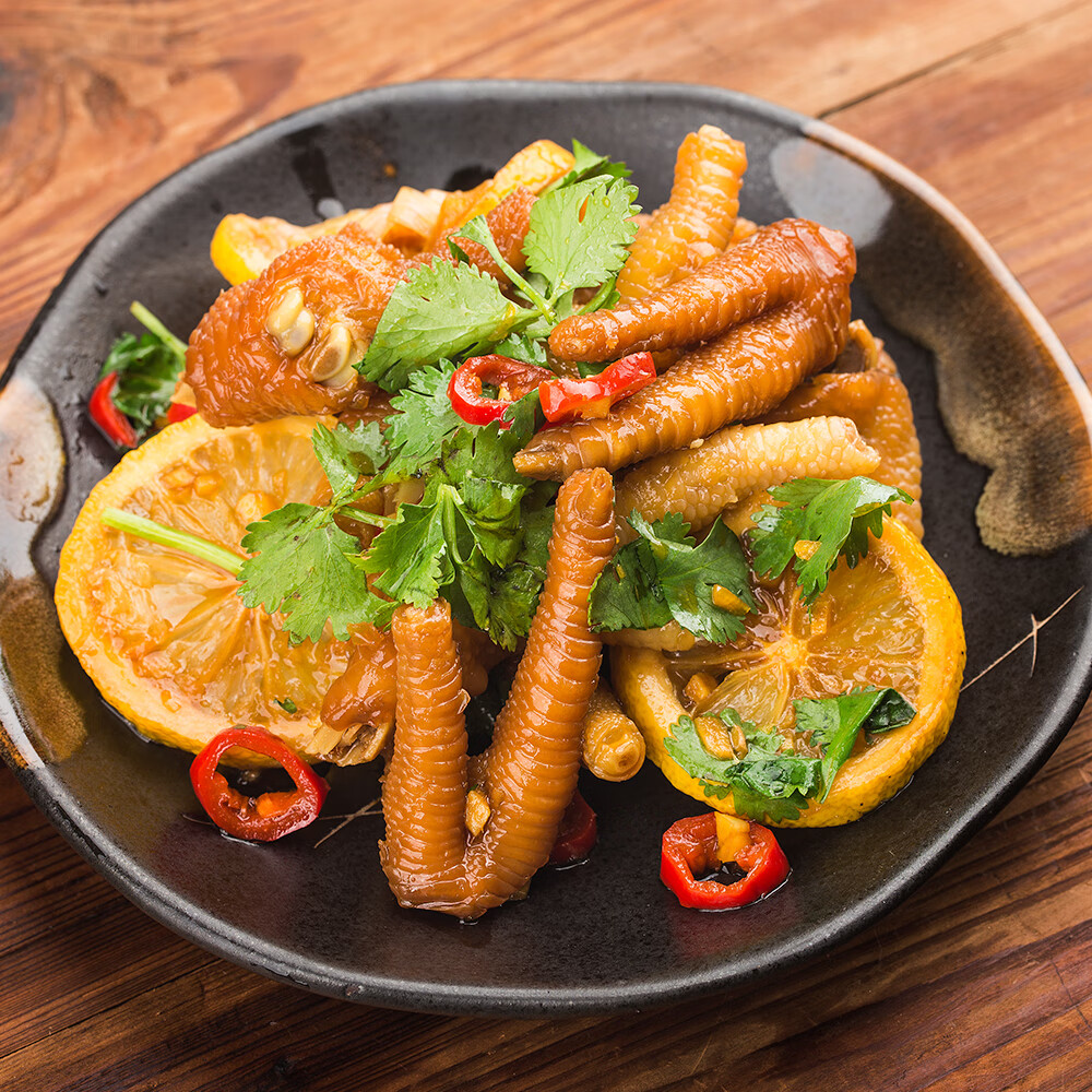 益客无抗鸡爪冷冻 生鲜鸡爪 孕妇放心吃 500g*3