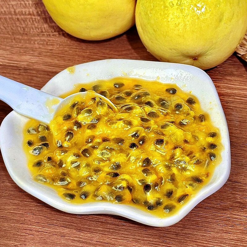 揽小菓海南钦蜜9号黄金百香果香甜多汁孕妇当季新鲜水果生鲜特产黄金果 黄金百香果带箱1斤(单果30g-45g)