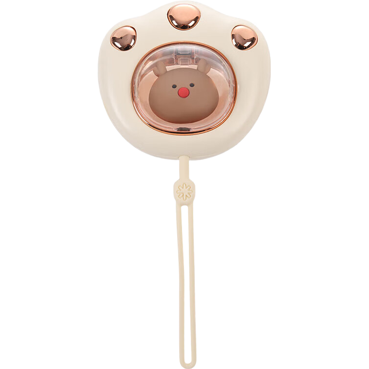 创意配件同款冬季便携防爆暖手宝萌宠迷你电暖手宝usb充电猫爪暖手宝 三猫爪【粉色】