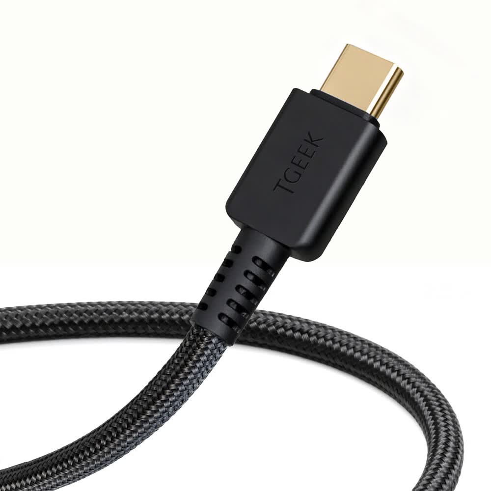 TGEEK快充线适用充电线游戏机笔记本 便携屏/显示器一线通全功能数据线视频线2M 20Gbps 4K  240W 240w 480Mbps