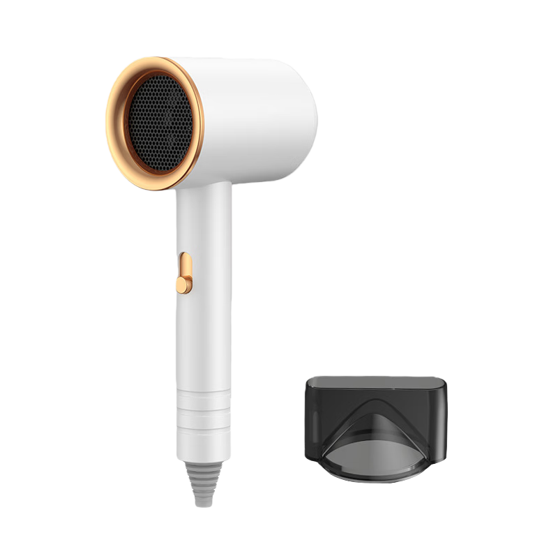 鹏境电吹风负离子家用学生宿舍电吹风筒大风力便携吹风机高速干降噪恒温冷热风吹风机小功率迷你 白色【800W】学生宿舍推荐