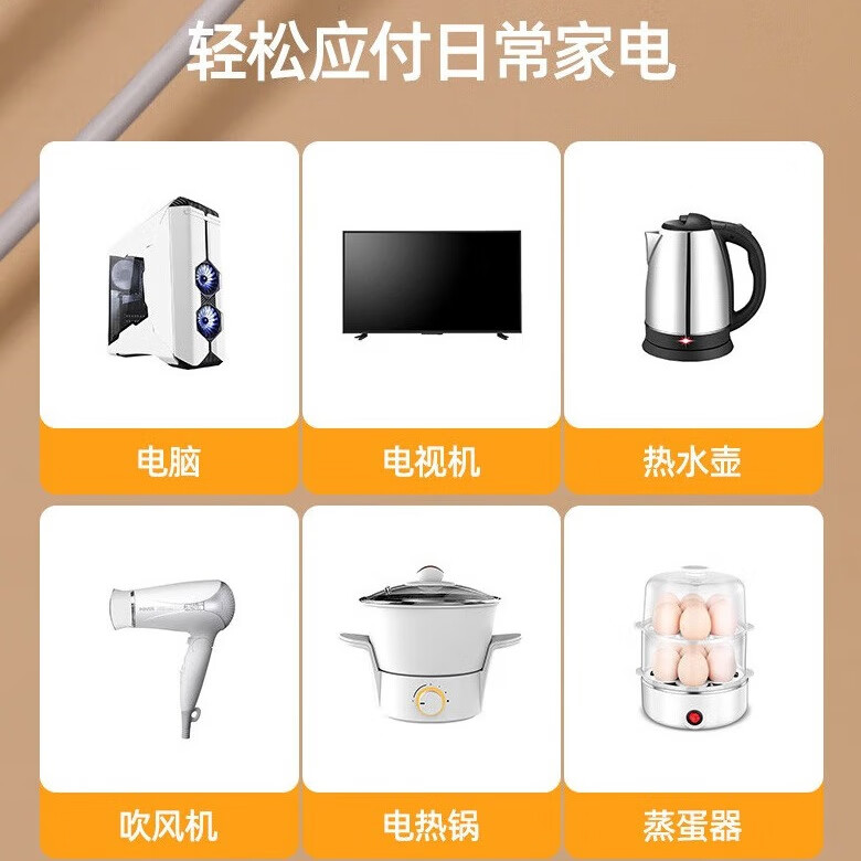 公正午纯铜插座带夜灯带USB插线板无线转换器家用宿舍办公桌一转多位排插板/拖线板/接线板 无开关一转二