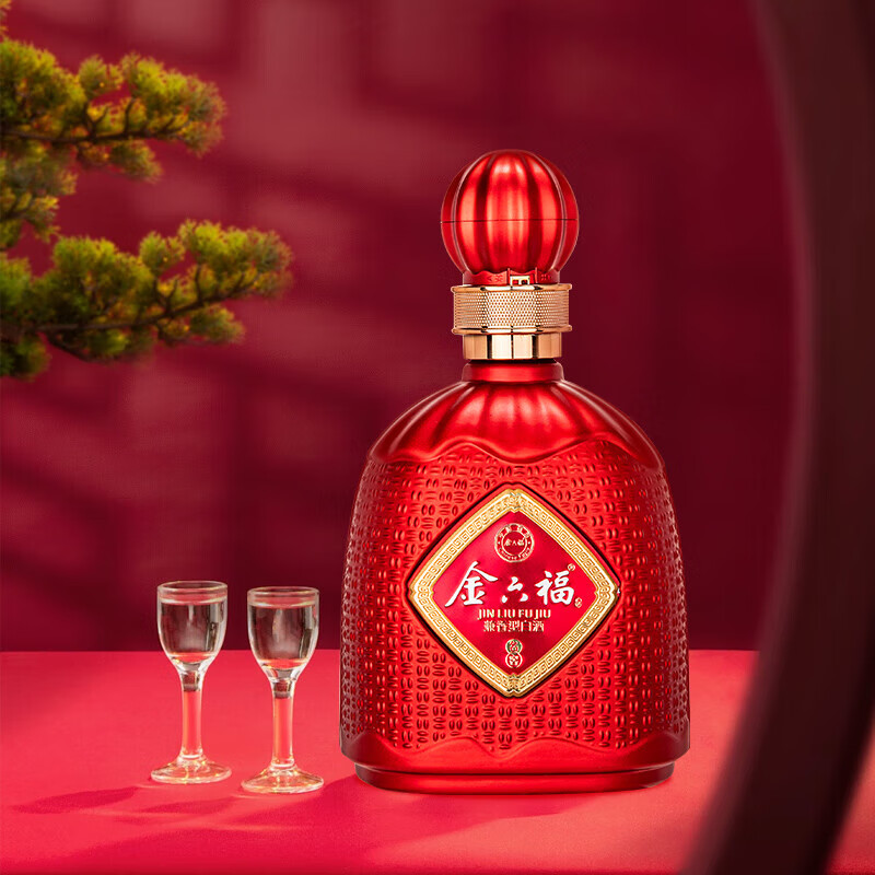 金六福【官方正品】金六福兼白酒香型聚会节日高端粮食白酒喜酒粮食酒  50.8度 500ml6瓶 金六福·名窖