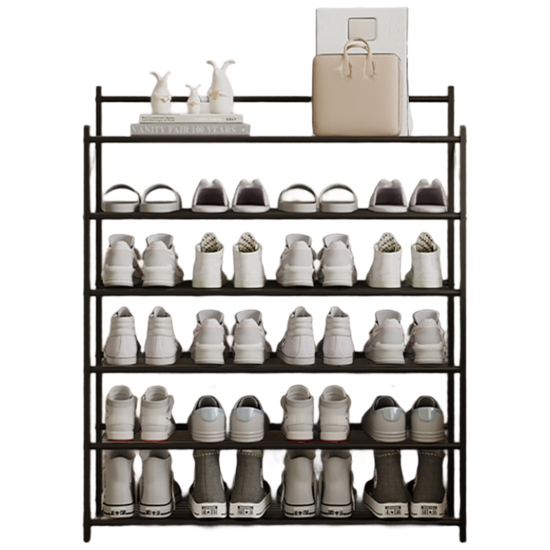 蝸家折疊鞋架門口多層家用鞋子免安裝入戶宿舍出租房大容量置物鞋柜