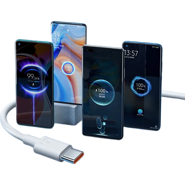 适用华为66w充电线快充充电器mate60pro/p40/30/50pro荣耀11数据线nova8充电头原套装 【套餐】66快充头+1.0米6a快充线