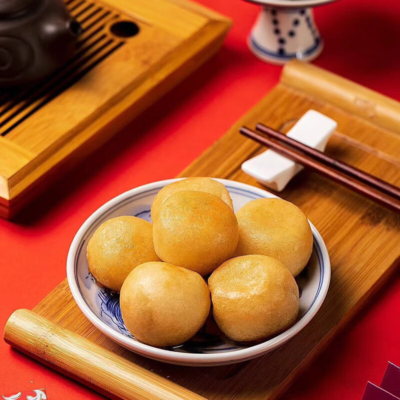 君玲汤圆元宵【省级非遗】桂花味15粒/盒 水磨元宵冷冻储存解冻烹饪 桂花芝麻 15粒/盒 四盒