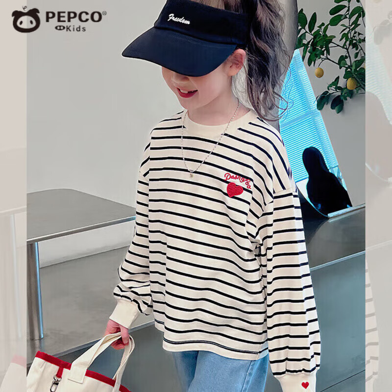 С�����ɣ�PEPCO��Ůͯ�����＾�¿�ʱ�к��氮���廨���ƴ�����д�ͯ���¶�ͯT�� KS8�ڰ����������� 100 (��������85-95cm) 36.9Ԫ