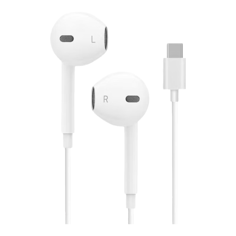 Type-C数字解码芯片耳机适用华为/荣耀/小米/OPPO/vivo/苹果15-16高保真有线平板游戏无延迟 Type-c数字芯片有线耳机