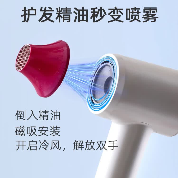 护发精油喷雾风嘴润养舱适用于戴森徕芬京造飞科吹风机配件环 适用于徕芬磁环款SE02/LF03 白色