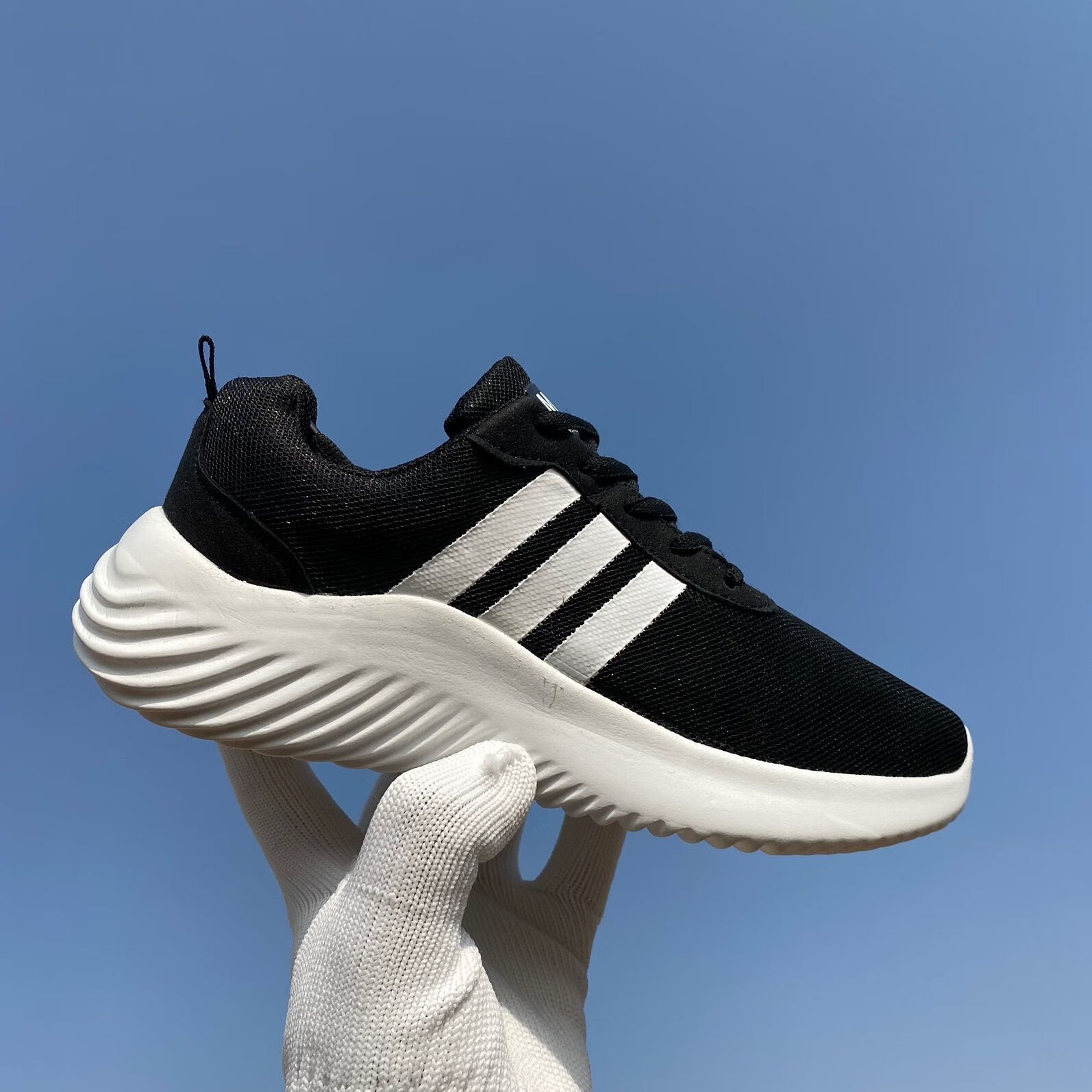 勒足秋冬轻便防滑泡沫底运动鞋跑步鞋女春夏秋季运动鞋eva防滑网面