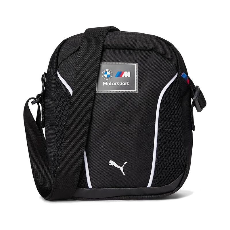 彪马（PUMA）单肩包斜挎包 男女同款 小包户外简约时尚休闲运动包百搭潮牌经典 黑色Puma Black 均码