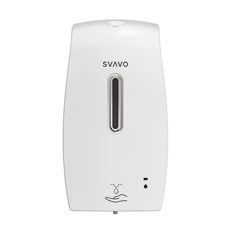 瑞沃（SVAVO）自动感应皂液器消毒机器酒店商场壁挂式喷雾洗手液器卫生间洗手机 PL-151045白色（出液）