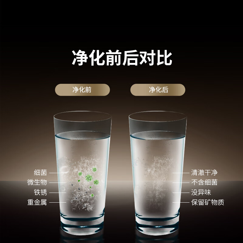 冰尊（BENSHION）净水器家用直饮厨房净水器母婴版弱碱性厨下式超滤机大通量自来水过滤器MK800 套餐一(标配)官方标配+安装+材料