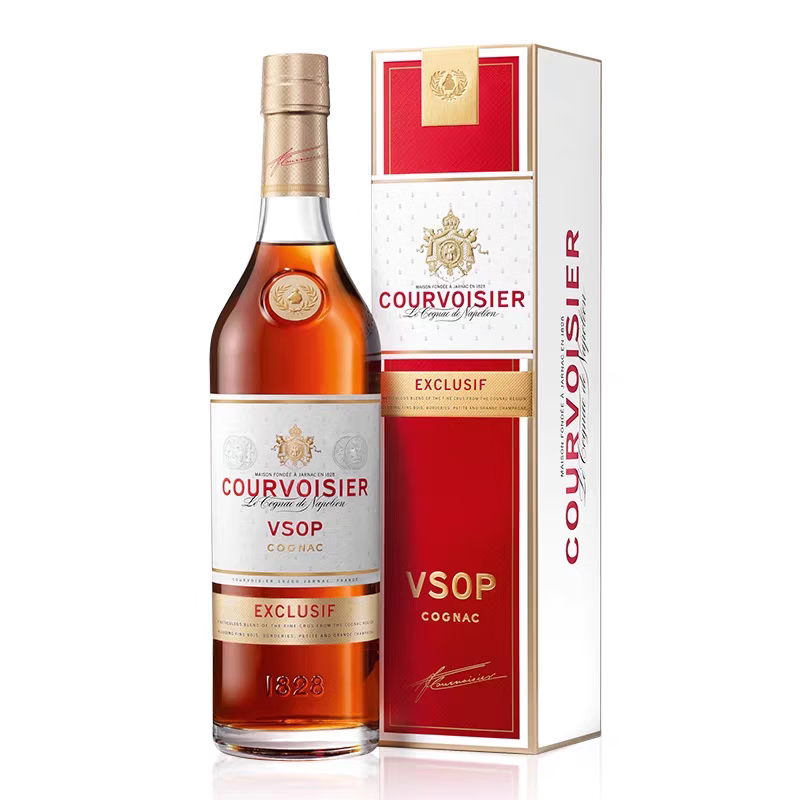 馥华诗(COURVOISIER)VSOP干邑白兰地 1000ml 法国进口洋酒礼盒