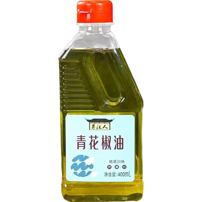 四川正宗青麻花椒油400ml大瓶裝花椒麻椒藤椒油涼拌菜米線麻辣燙 青花椒油一瓶 400ml大瓶