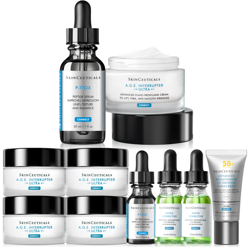 修麗可抗皺精華30ml+AGE面霜48ml護(hù)膚品玻色因抗老生日禮物【限時(shí)福利】