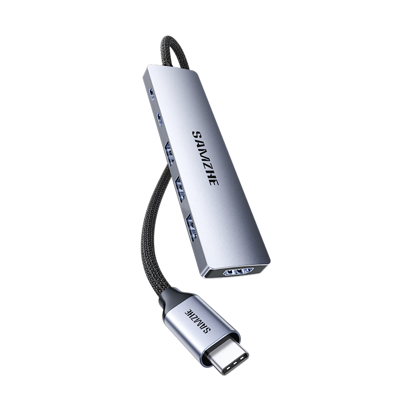 ɽ��Type-C��չ��USB3.2������չ��4K60Hz�׵�HDMI����ӿ���չ������ƻ��Mac�ʼǱ�����ת����DKK6-S