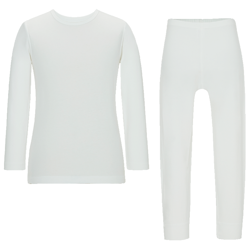 愛慕兒童(AIMER KIDS)校服神器【輕暖】棉秋衣秋褲兒童保暖內(nèi)衣套裝男女童打底內(nèi)衣透氣 輕暖【5~15℃】中性-椰奶白 160