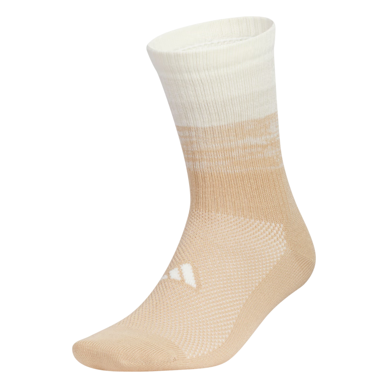adidas一双装渐变抗菌运动中帮袜男女阿迪达斯官方   奇迹矾土棕/暖沙色/乳白色   S