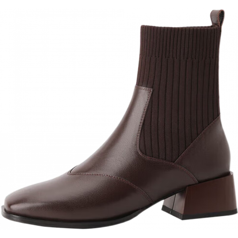 ���ڲ����������ˣ�MEXICAN��2025���¿���ɫ����ѥŮӢ�׷絯����ѥ��Ƥƽ�״��ﶰ�����ݶ�ѥ ��ɫ���� 35