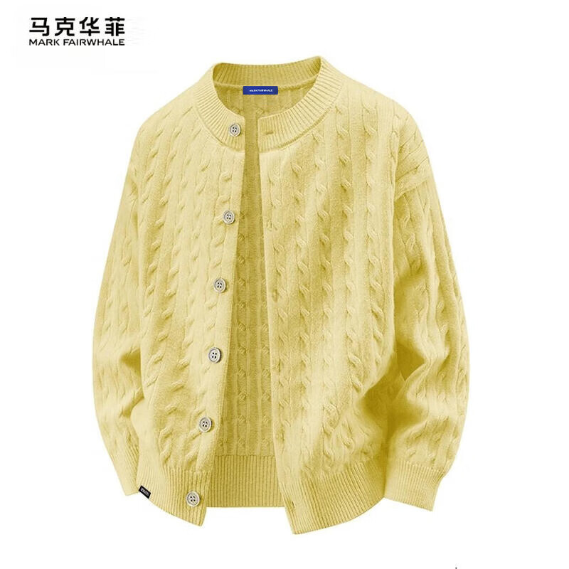 ���ڲ��������˻��ƣ�MARK FAIRWHALE���������г�����֯����ë����ʿ�ﶬ���Ứ���ɱ�ů��������׷�װ ��ϻơ��ٷ���Ʒ�� M ������100-120�172Ԫ