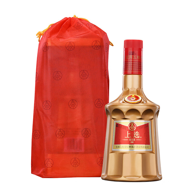 五粮液仙林生态52度上选白酒整箱礼盒口粮酒宴请送礼礼品 52度 500mL 6瓶