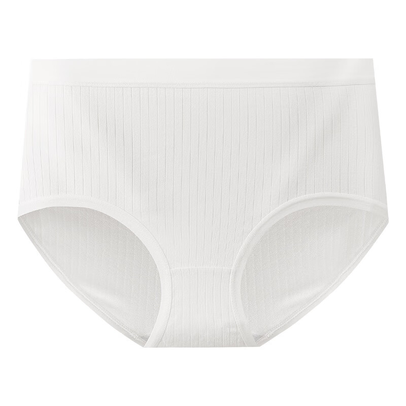 稚蝶50支精梳棉 全棉高腰收腹大码女士内裤10A抑菌三角纯棉内裤女 混色【高腰A类抗菌】 肤色+粉色+蓝色+白色随机 8条 L 100-120斤