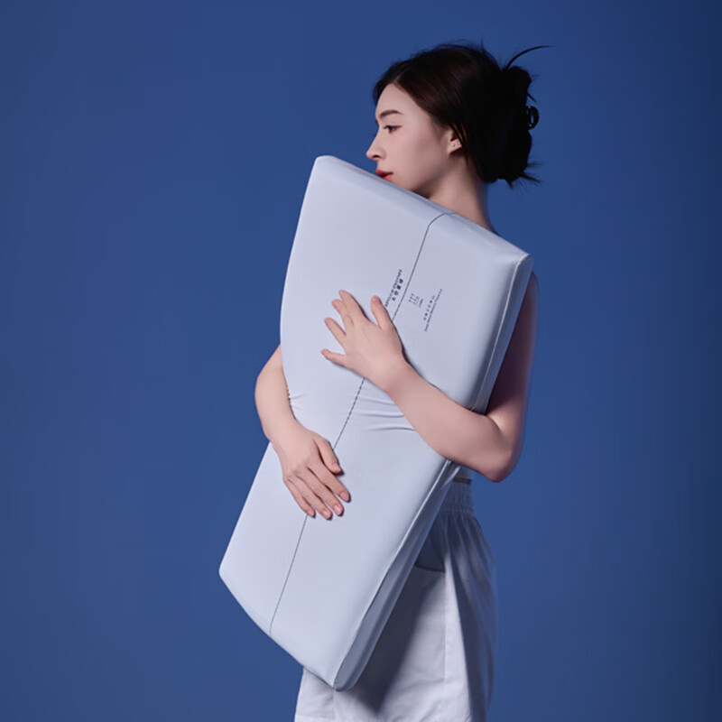 深睡枕Pro3.0海绵记忆枕成人护颈椎枕头助眠枕芯第3代枕头枕套 单只枕芯+岩溪蓝枕套 12cm 70*42