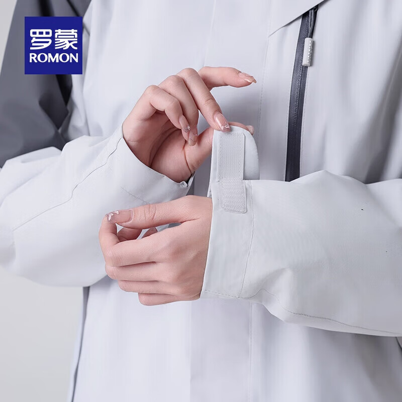 罗蒙户外三合一冲锋夹克衣服男秋冬新款可拆卸抓绒内胆情侣登山外套 7J58659A墨绿【男款】 M (165) (适合95-110斤)