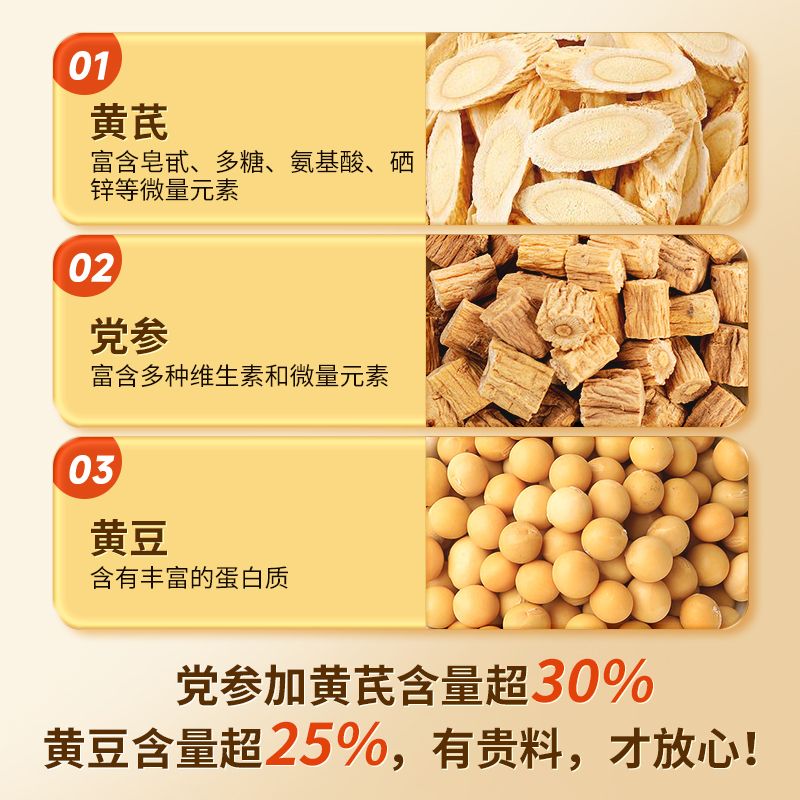 邮政农品黄芪党参豆浆粉1罐药食同源非转基因高蛋白营养早餐