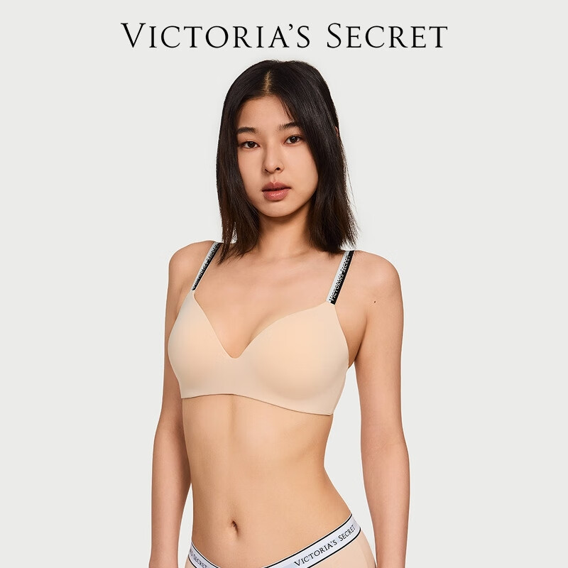 维多利亚的秘密 文胸胸罩女士内衣4-3 39H6香槟色-薄杯款 11262510 M