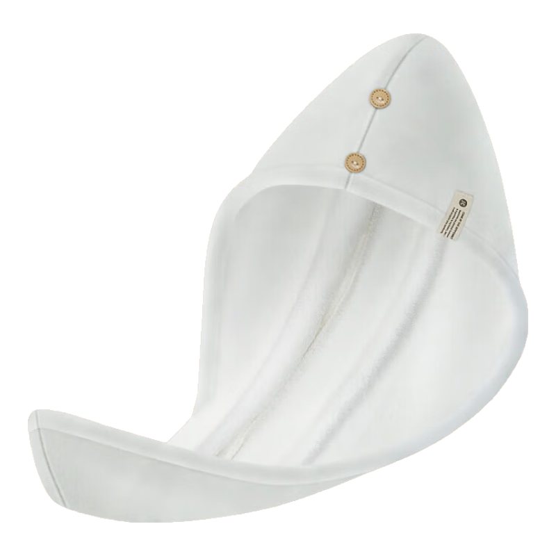 沐凡(mufan)干發(fā)帽女干發(fā)巾強(qiáng)吸水毛巾包頭巾可愛(ài)長(zhǎng)發(fā)速干洗頭巾速干帽 干發(fā)帽軟絨白 1條 30g