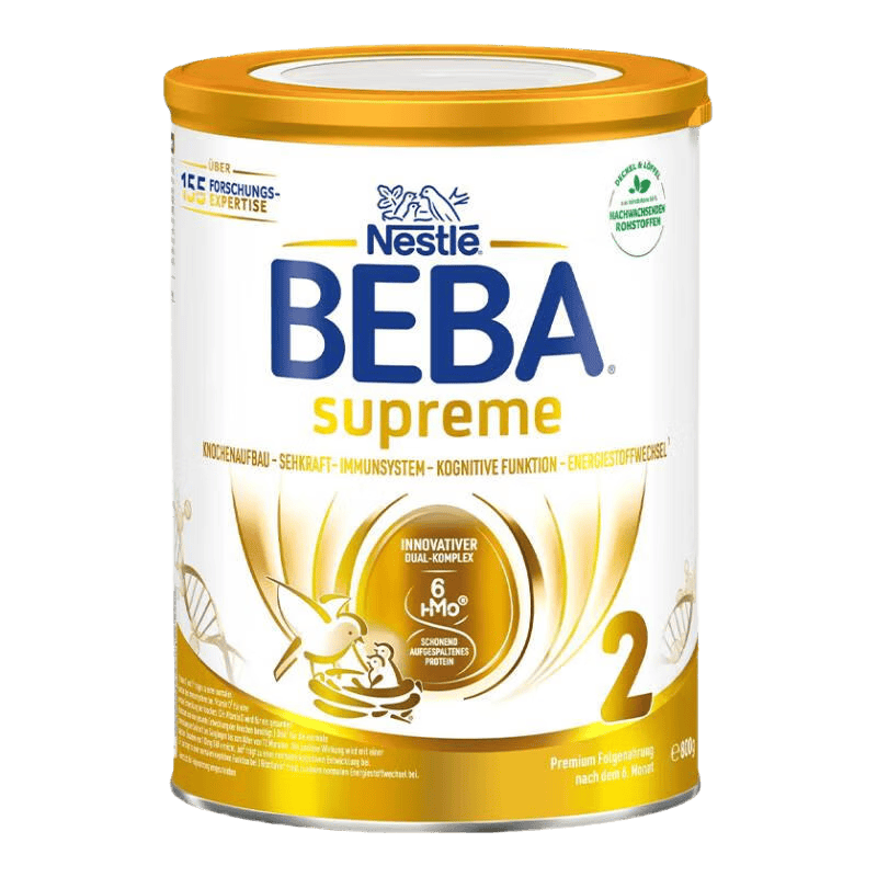 雀巢贝巴BEBA至尊 婴幼儿奶粉6种HMO益生菌 德国原装进口 800g BEBA 2段 800g*1罐 贝巴 德国 益生菌