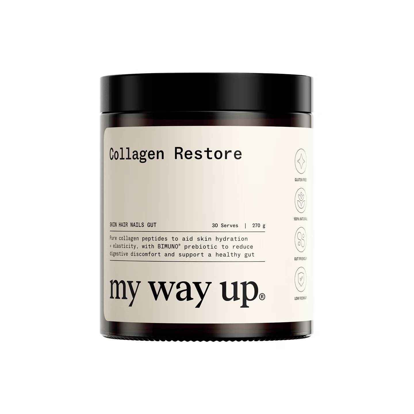 My Way Up胶原焕颜粉胶原蛋白肽焕活小分子牛胶精华益生元270g